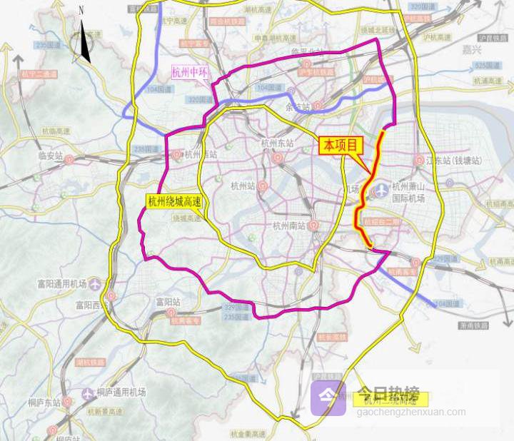 104国道杭州段升级：22.9公里新通道贯通南北