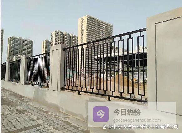 任丘白色栅栏围墙设计厂家