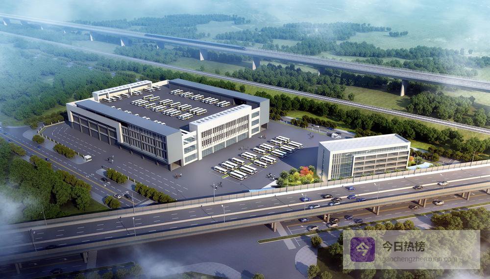 合肥西北再添“巨无霸”公交停保场，2024年投用