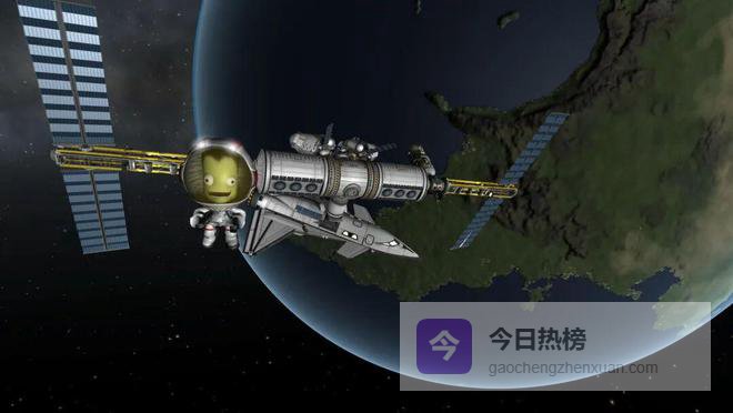 随着NASA火箭的发射，太空探索模拟游戏《坎巴拉太空计划》玩家人数激增