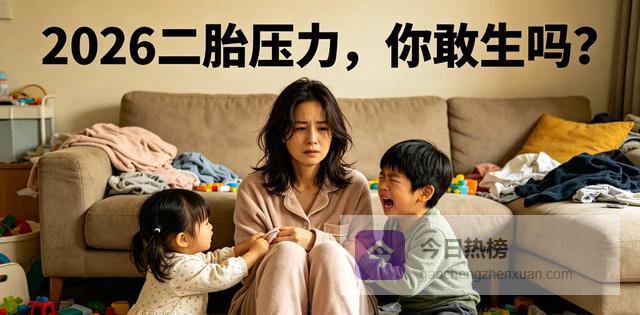 你还敢生二胎吗？2026年真实压力盘点！90%宝妈看完哭了