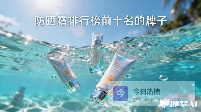 口碑最好十大防晒霜，2026哪个品牌的防晒霜成分更安全？温和不刺激防晒霜推荐指南